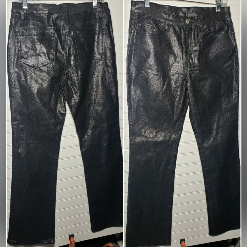 DGH Black Coated Jeans